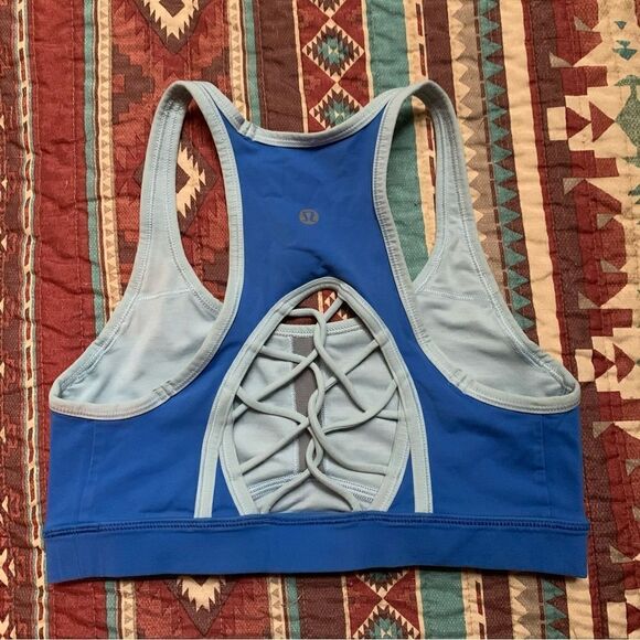 Lululemon Athletica Blue Sports Bra size 6 - Picture 5 of 5